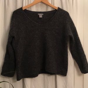 Lindex Wool Alpaca Blend Charcoal Grey Sweater